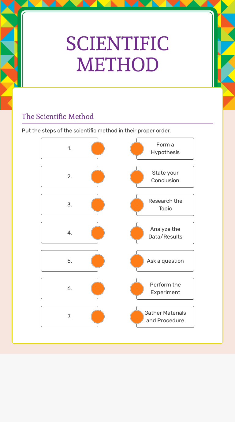 Scientific Method Worksheet Answer Key