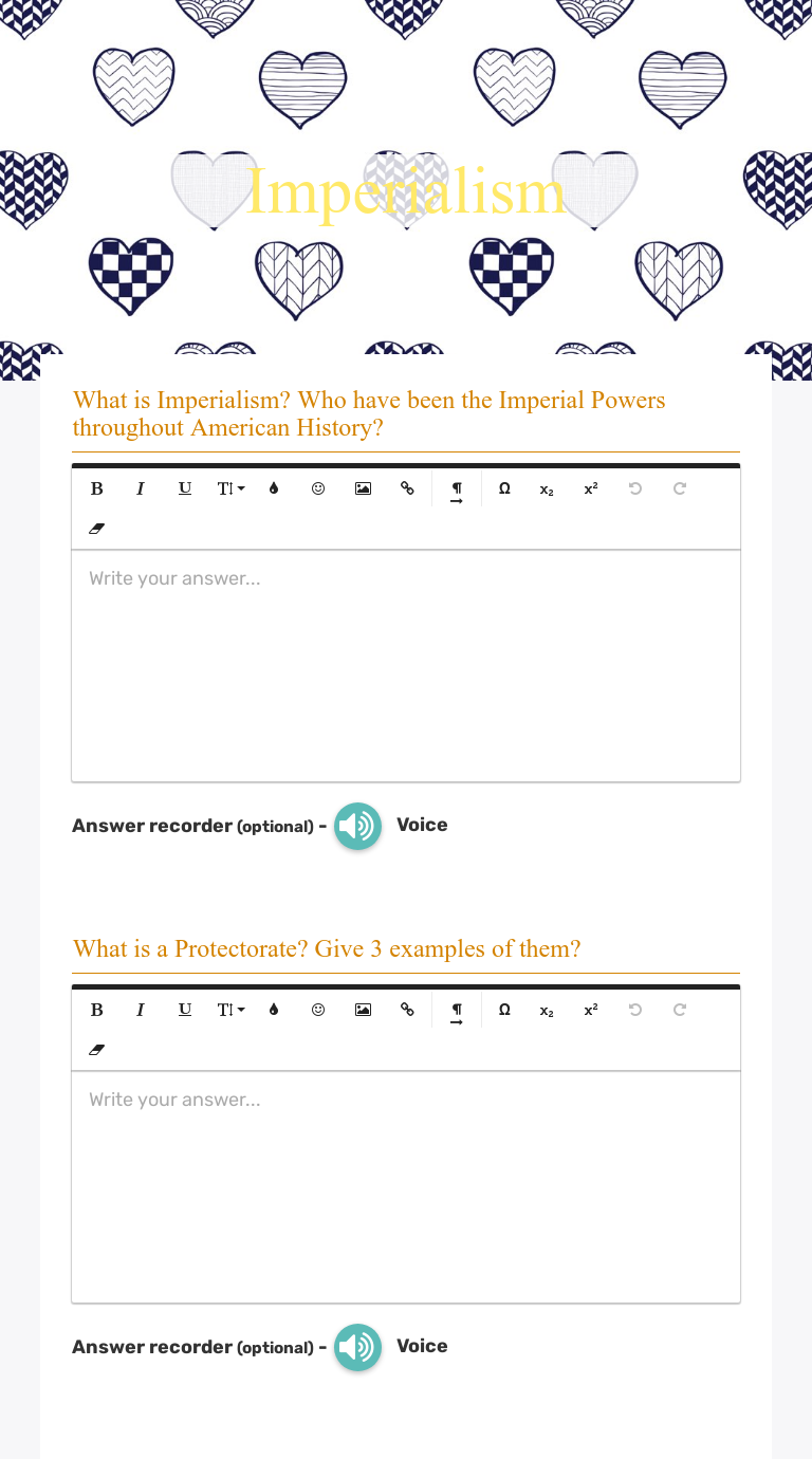 Imperialism | Interactive Worksheet | Wizer.me