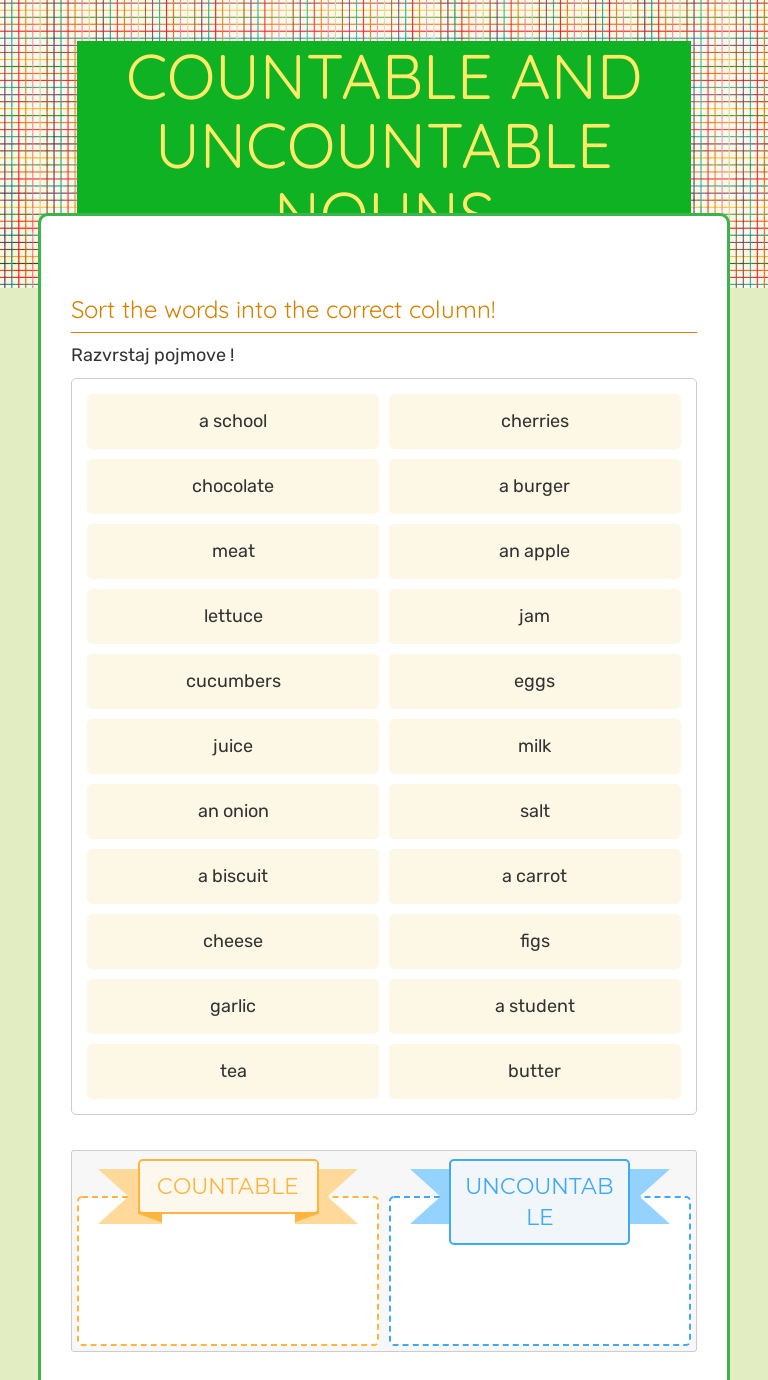 countable-and-uncountable-nouns-interactive-worksheet-by-marija