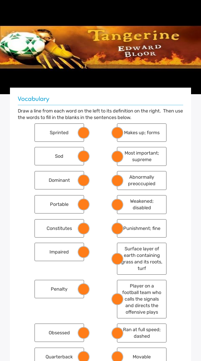 Part 1:  Pages 1-33 worksheet preview image