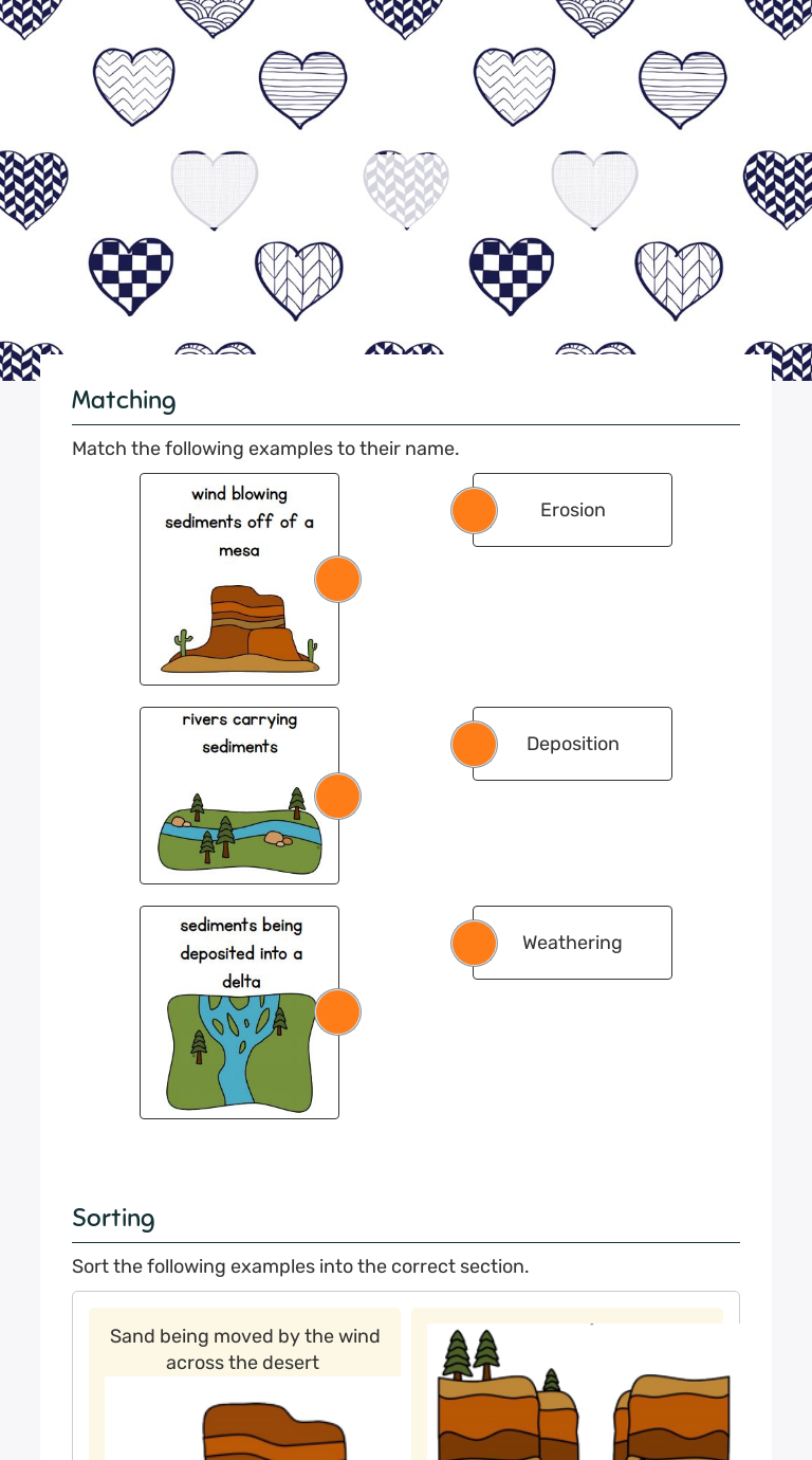 Weathering, Erosion, & Deposition Sort  Interactive Worksheet by Inside Weathering Erosion And Deposition Worksheet