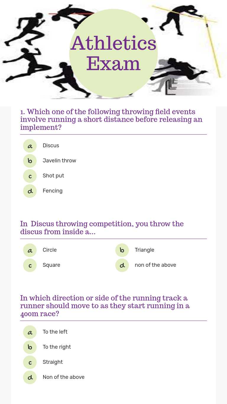 Athletics G 7b Interactive Worksheet Elmedina Sadikovic Wizer Me