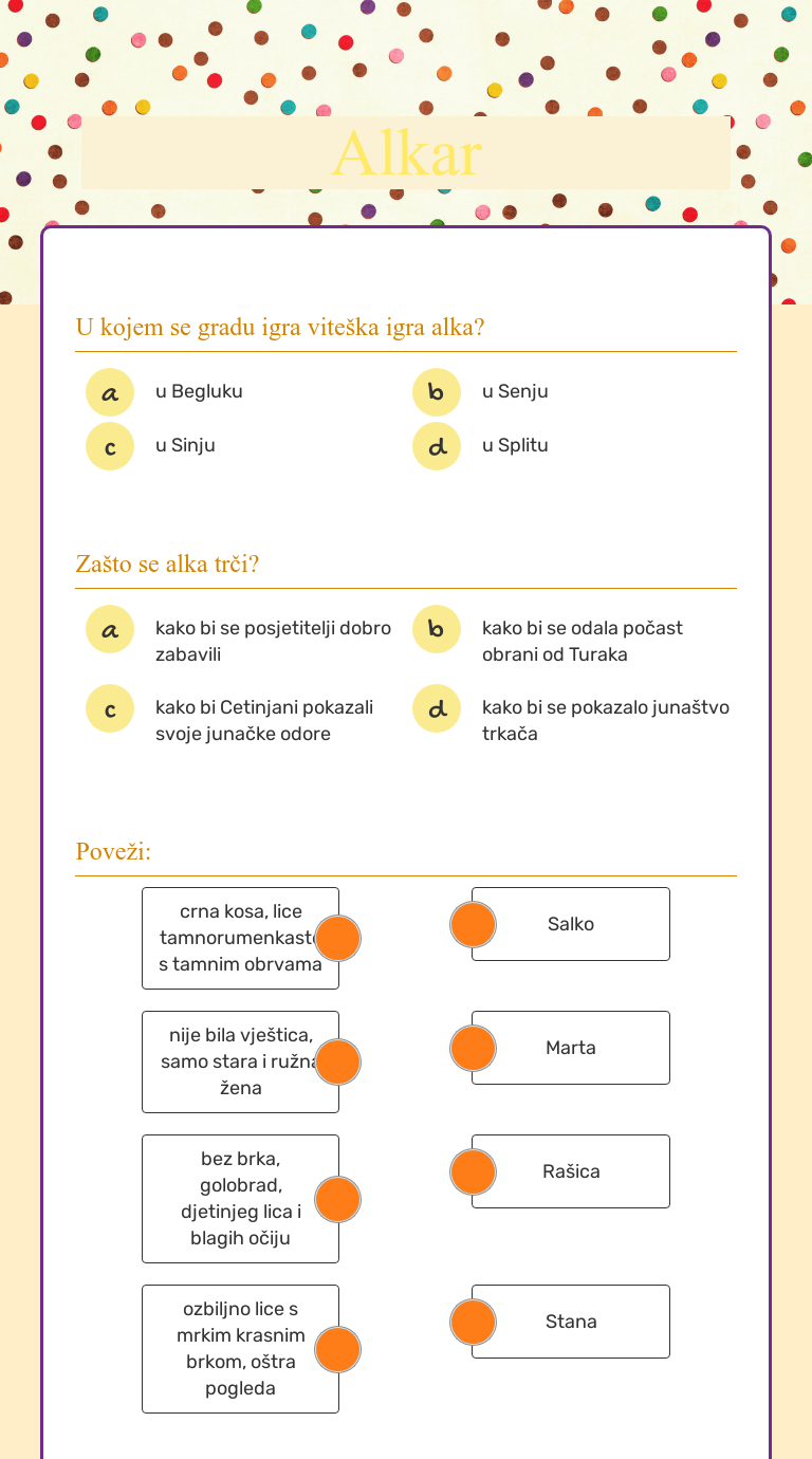 Alkar worksheet