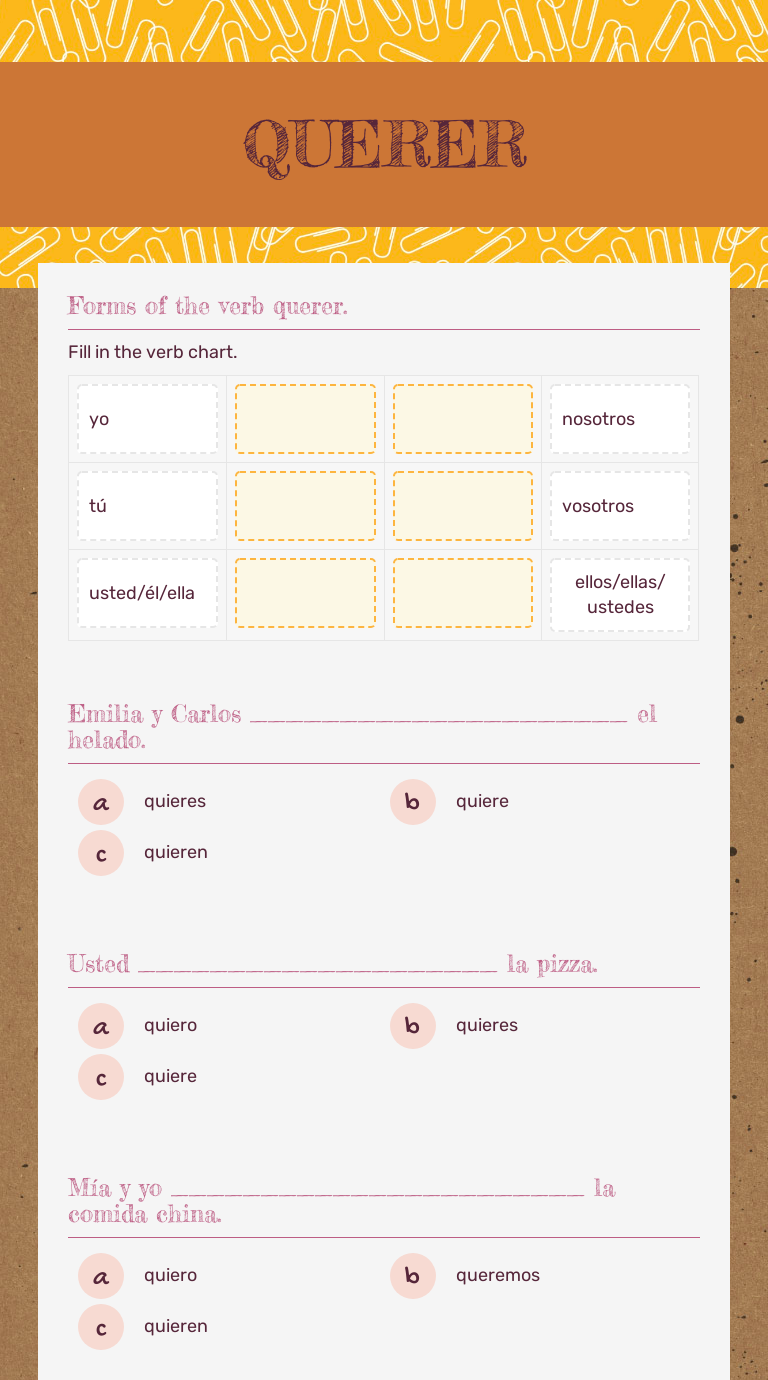 querer-interactive-worksheet-by-alyssa-schick-wizer-me