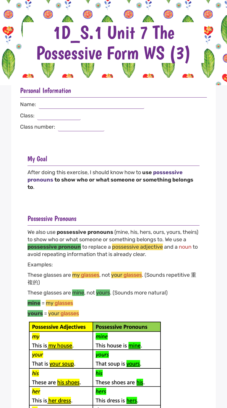 1d-s-1-unit-7-the-possessive-form-ws-3-interactive-worksheet-by