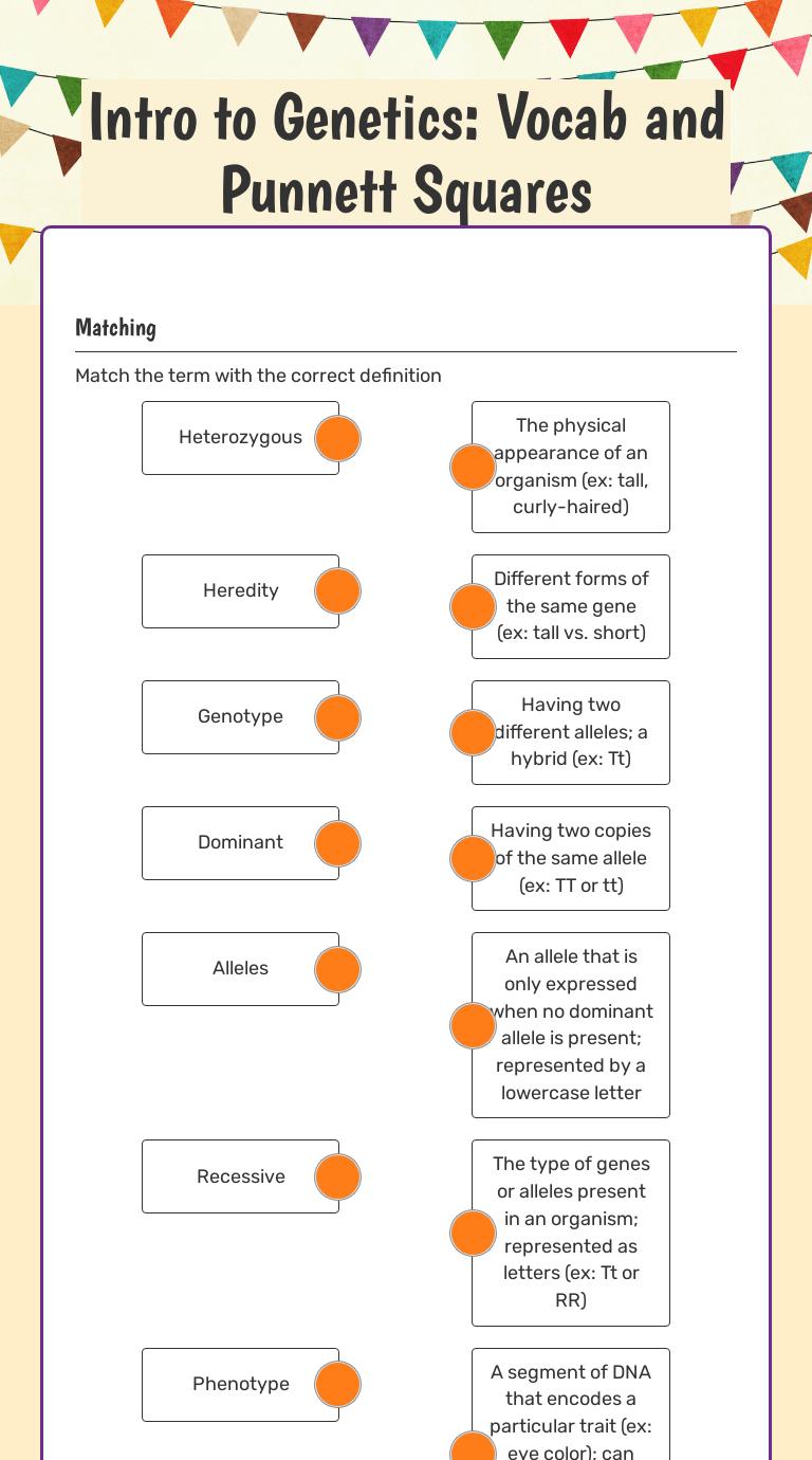 intro-to-genetics-vocab-and-punnett-squares-interactive-worksheet-by