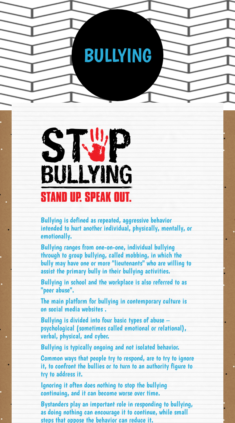 BULLYING worksheet preview image