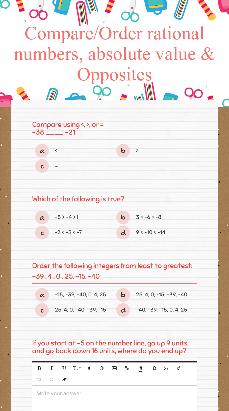 compare-order-rational-numbers-absolute-value-opposites