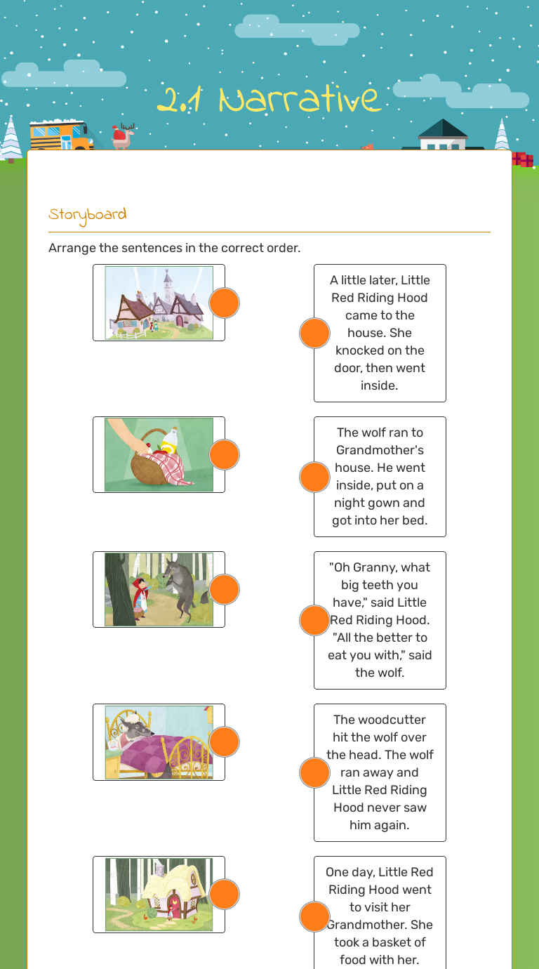2 1 Narrative Interactive Worksheet By Ching Yee Leong Wizer Me