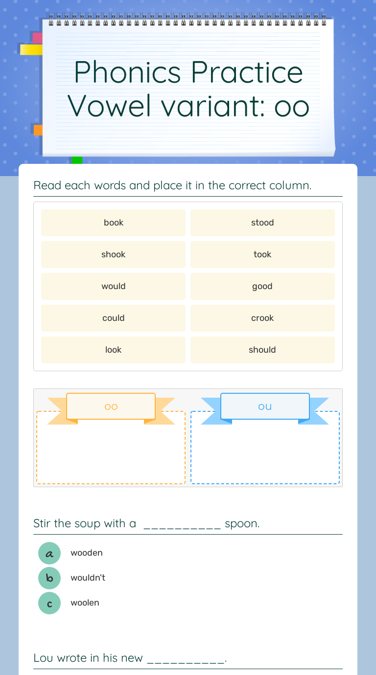 phonics-practice-vowel-variant-oo-interactive-worksheet-by-catherine