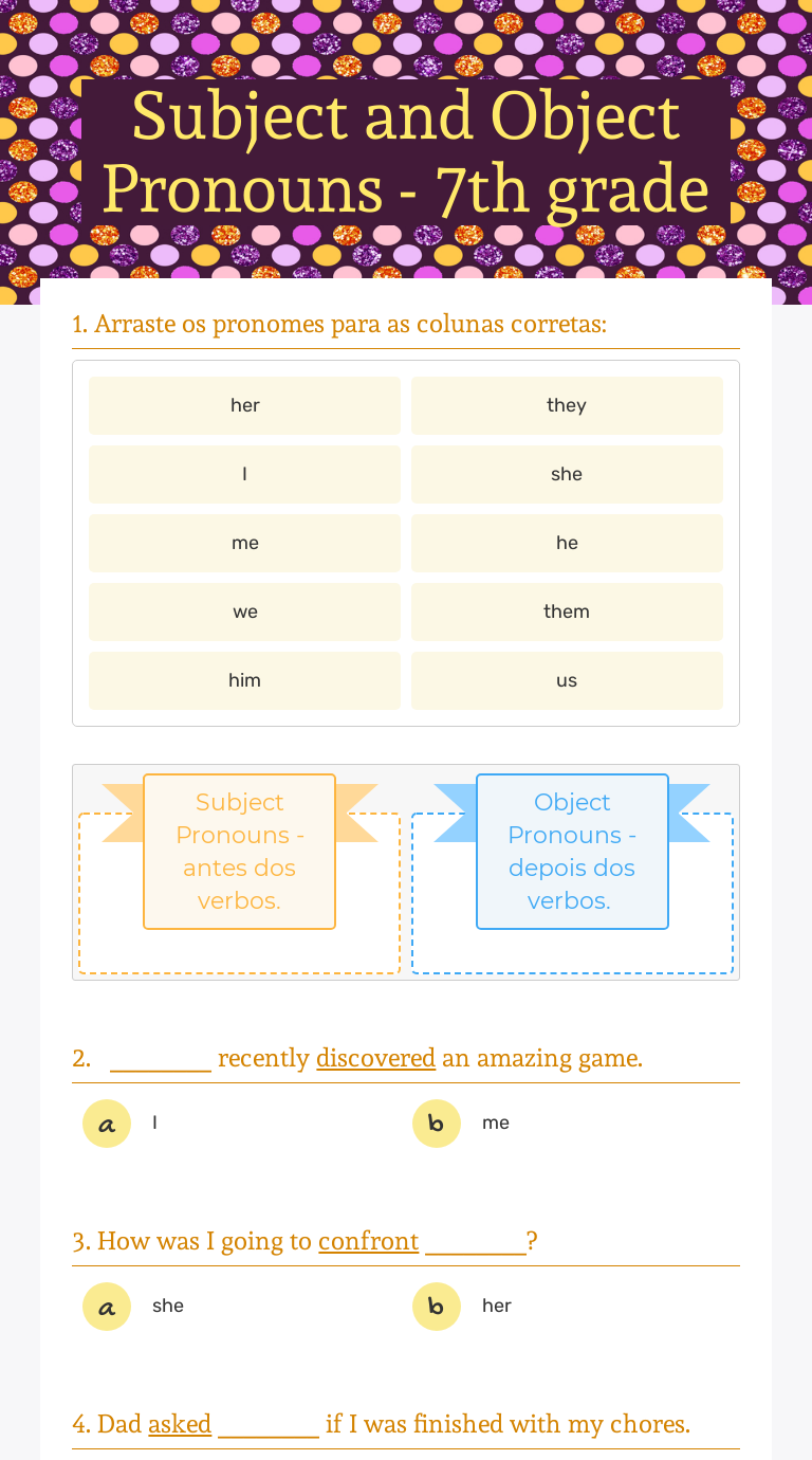 subject-and-object-pronouns-7th-grade-interactive-worksheet-by-ana