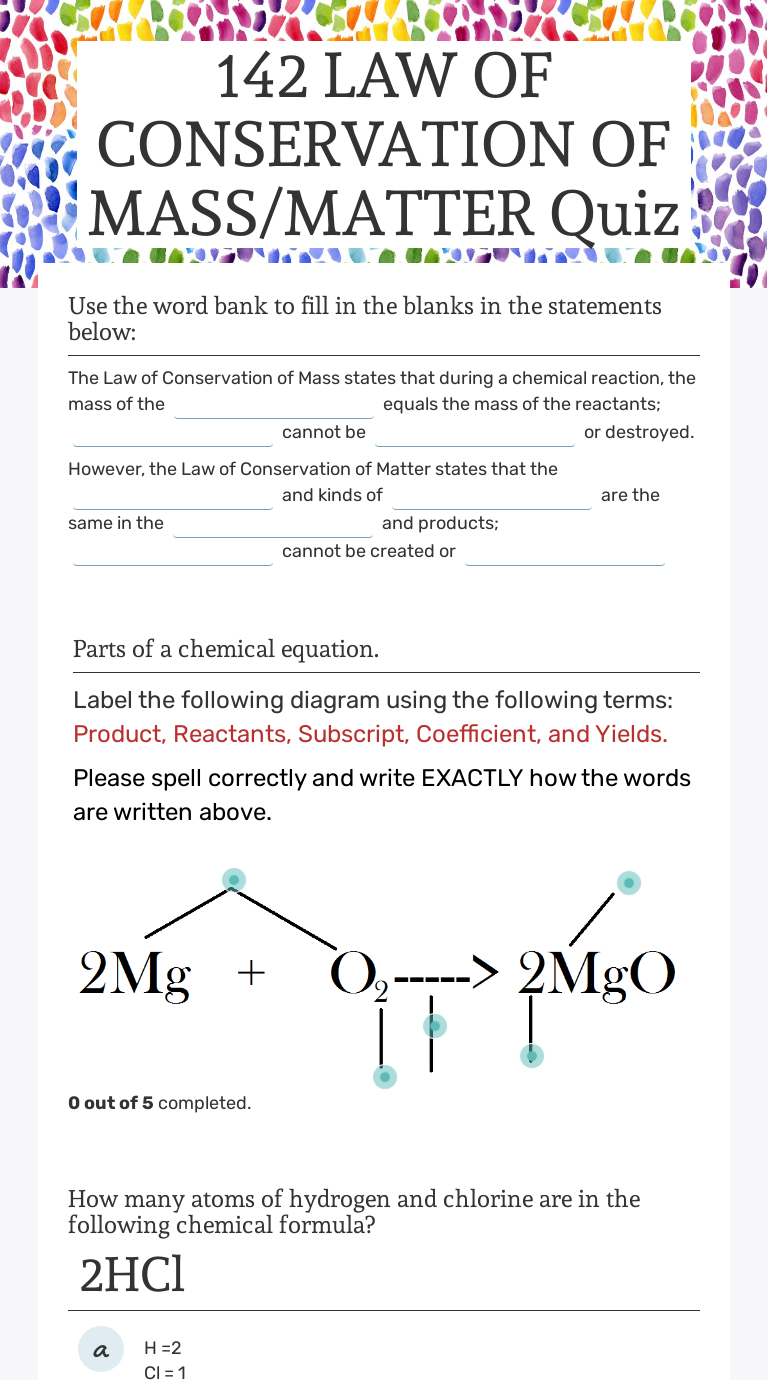 142-law-of-conservation-of-mass-matter-quiz-interactive-worksheet-by-emily-murray-wizer-me