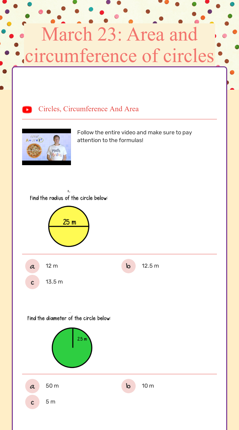 march-23-area-and-circumference-of-circles-interactive-worksheet-by