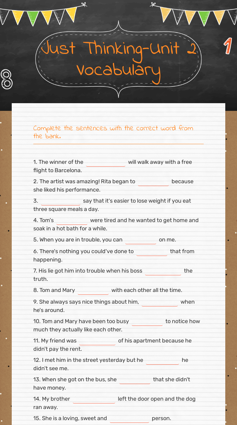 just-thinking-unit-2-vocabulary-interactive-worksheet-by-wizer-me