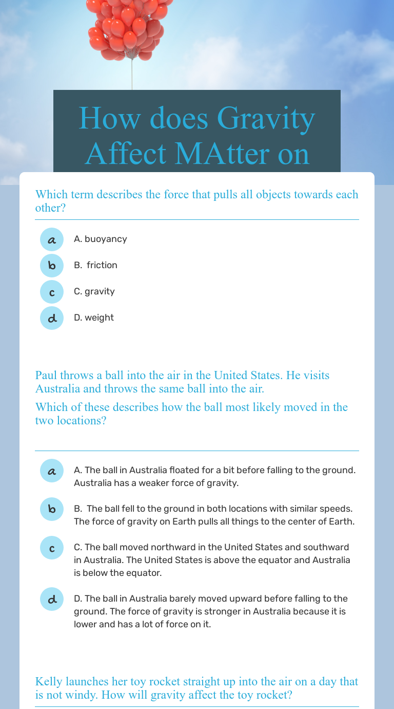 how-does-gravity-affect-matter-on-earth-interactive-worksheet-by