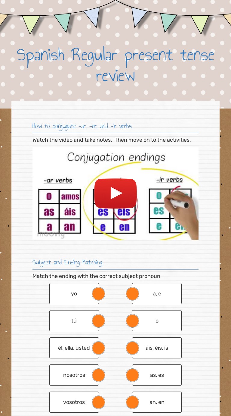 spanish-regular-present-tense-review-interactive-worksheet-by-marcela-babl-wizer-me