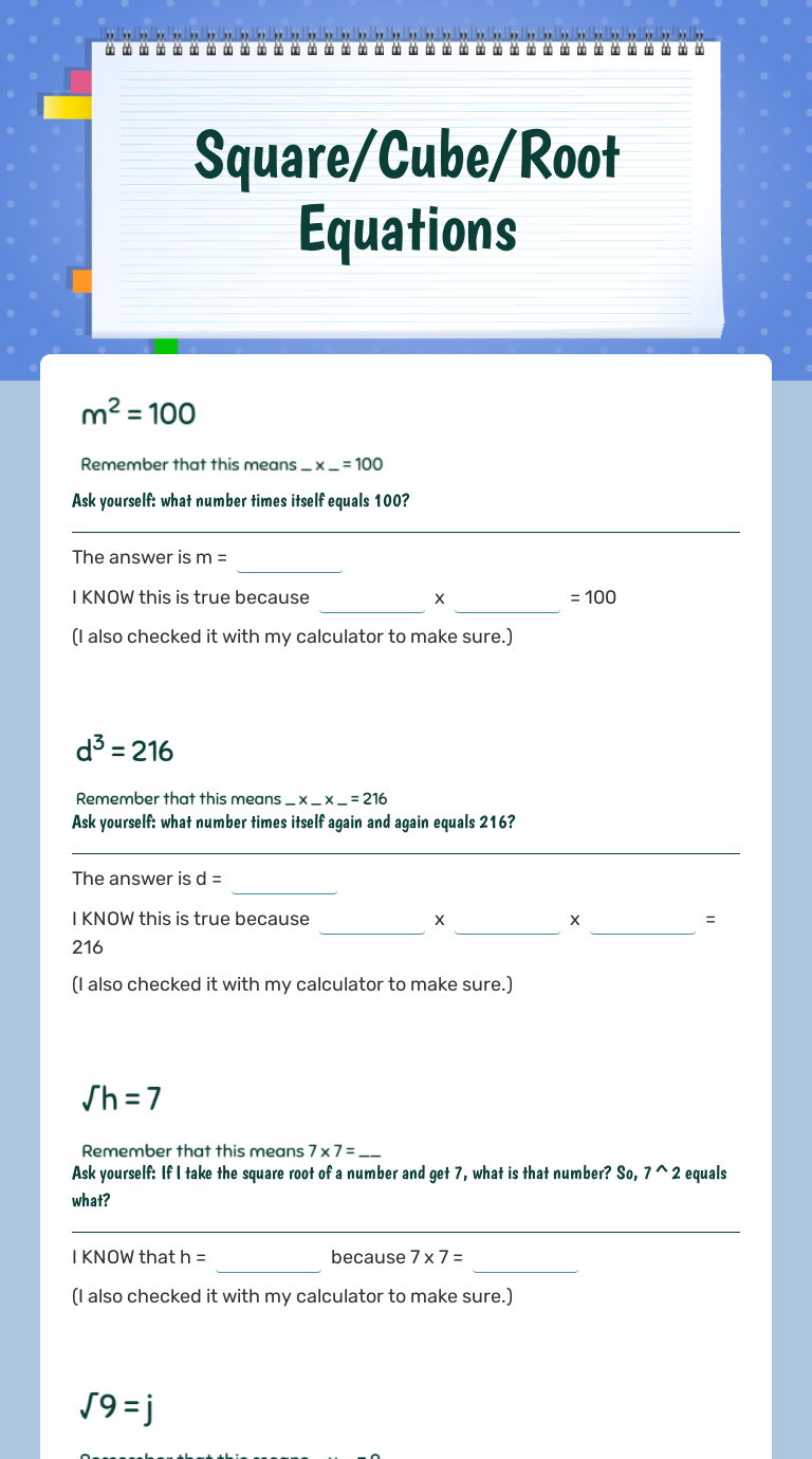 square-cube-root-equations-interactive-worksheet-by-karen-farber