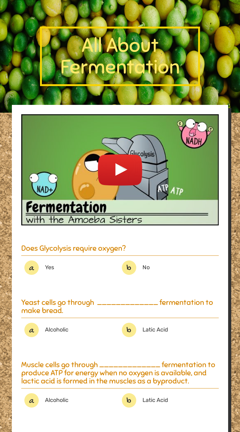 all-about-fermentation-interactive-worksheet-by-shawn-pursell-wizer-me