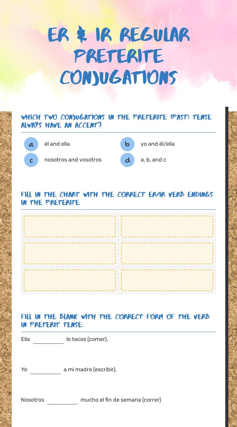 er-ir-regular-preterite-conjugations-interactive-worksheet-by-lexie