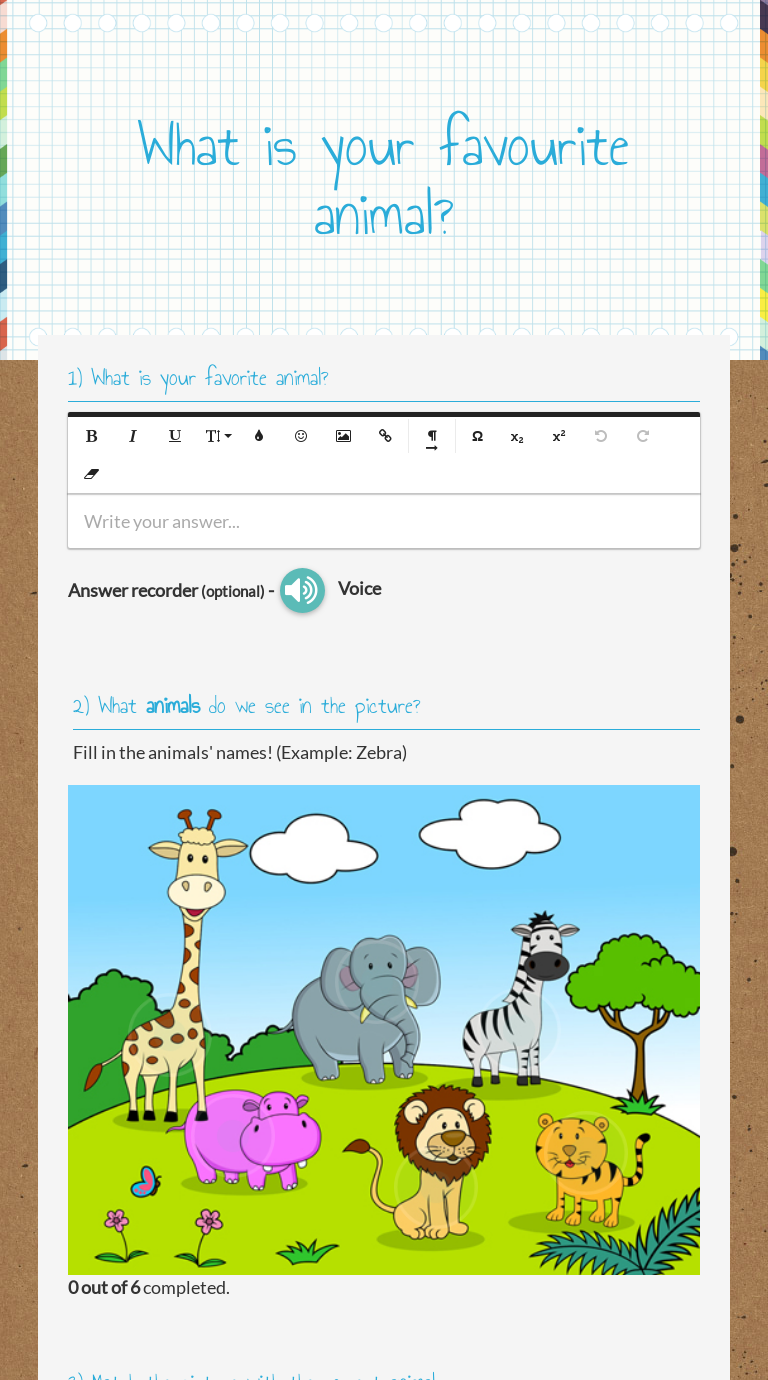 what-is-your-favourite-animal-interactive-worksheet-by-sandra-lopes