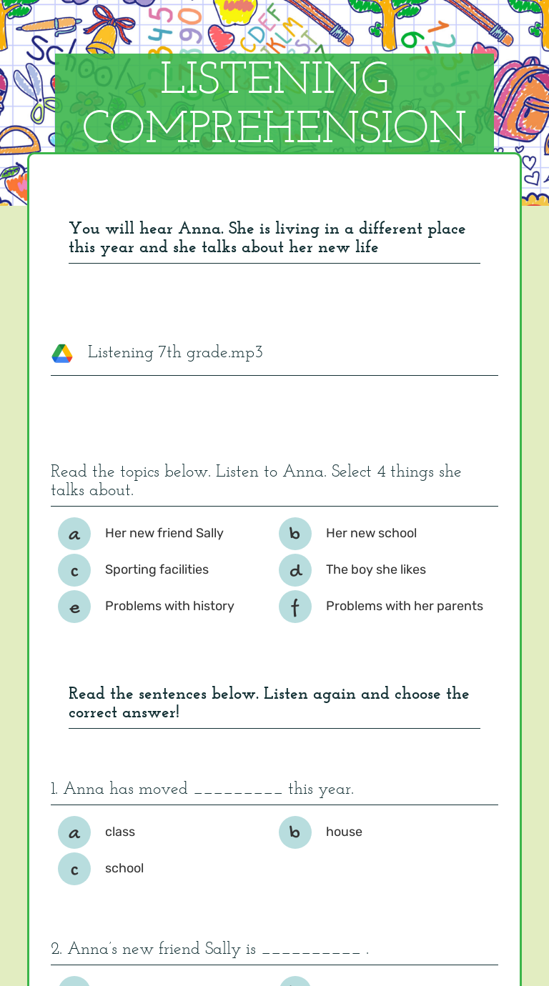 listening-comprehension-interactive-worksheet-by-lana-i-ek-wizer-me
