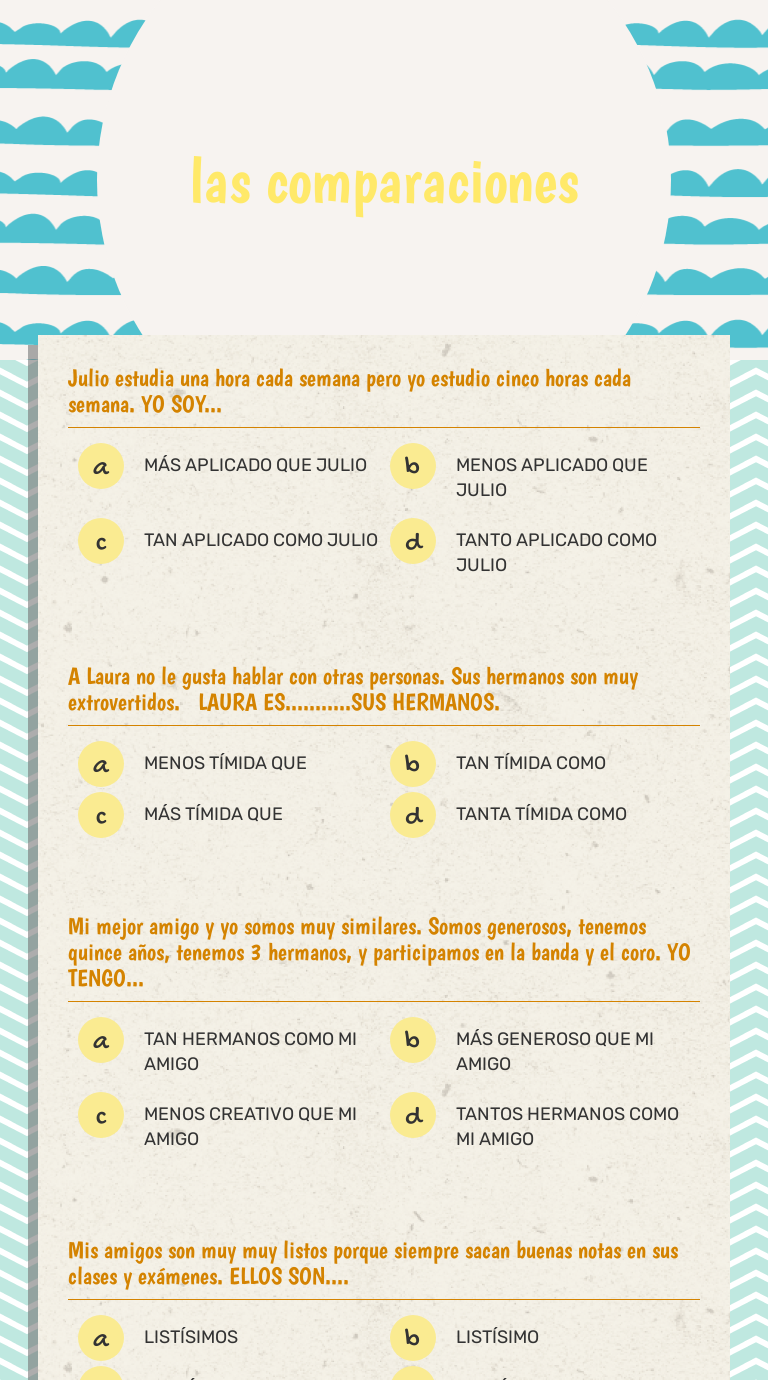 las-comparaciones-interactive-worksheet-by-stephanie-oconnor-wizer-me