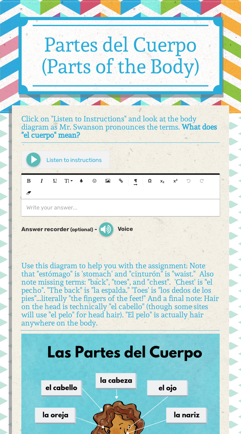 26 Body Parts Worksheet (Free Download) - Teaching Expertise, image size:768x1380
