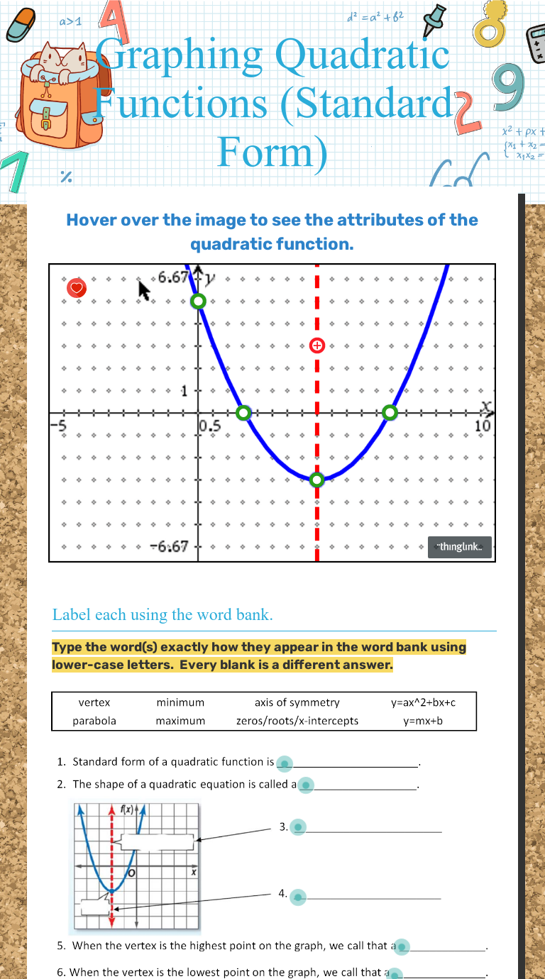 graphing-quadratic-functions-standard-form-interactive-worksheet-by