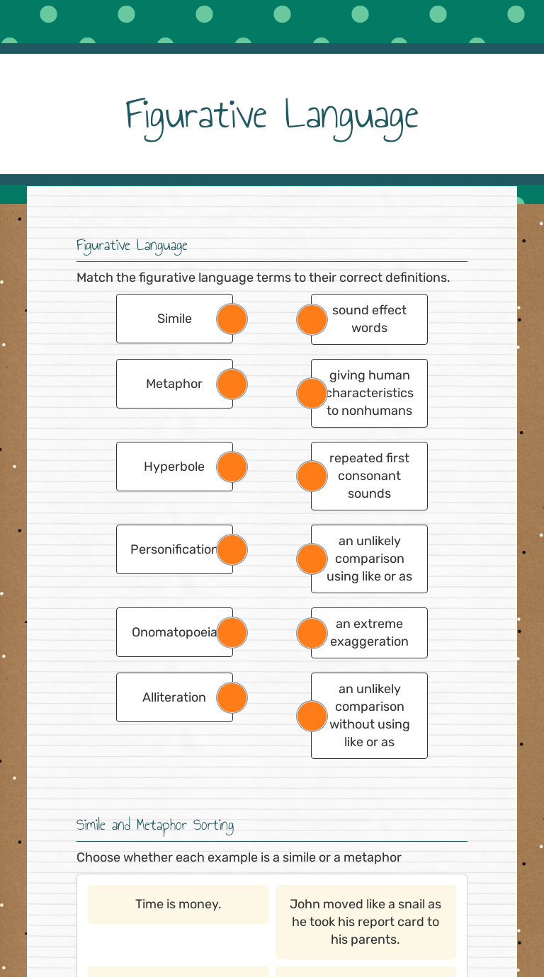 Interactive Figurative Language Games