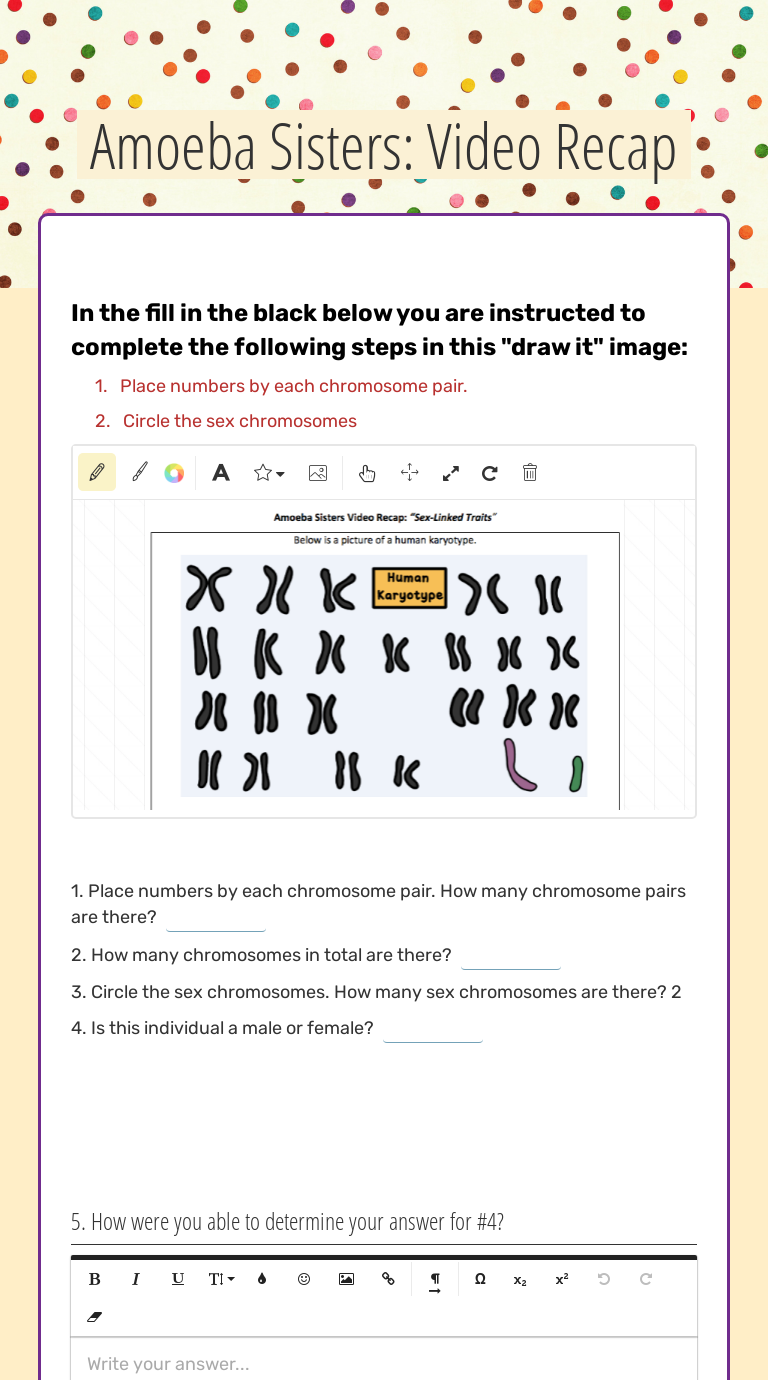 Amoeba Sisters Video Recap Interactive Worksheet By Ashley Wall Wizer Me