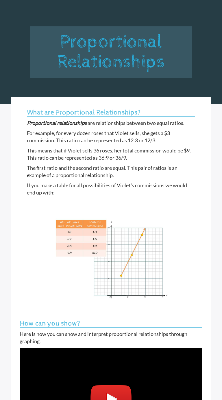 Graphing Proportional Relationships Worksheet 0175