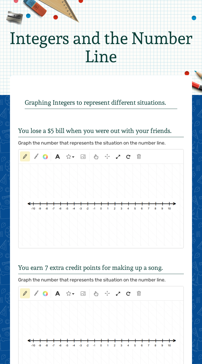 ordering-integers-on-a-number-line-a