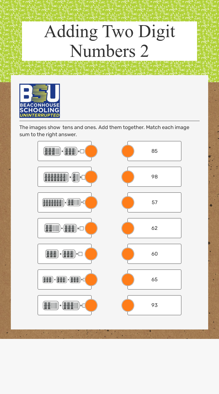 adding two digit numbers 2 interactive worksheet by humaira imtiaz