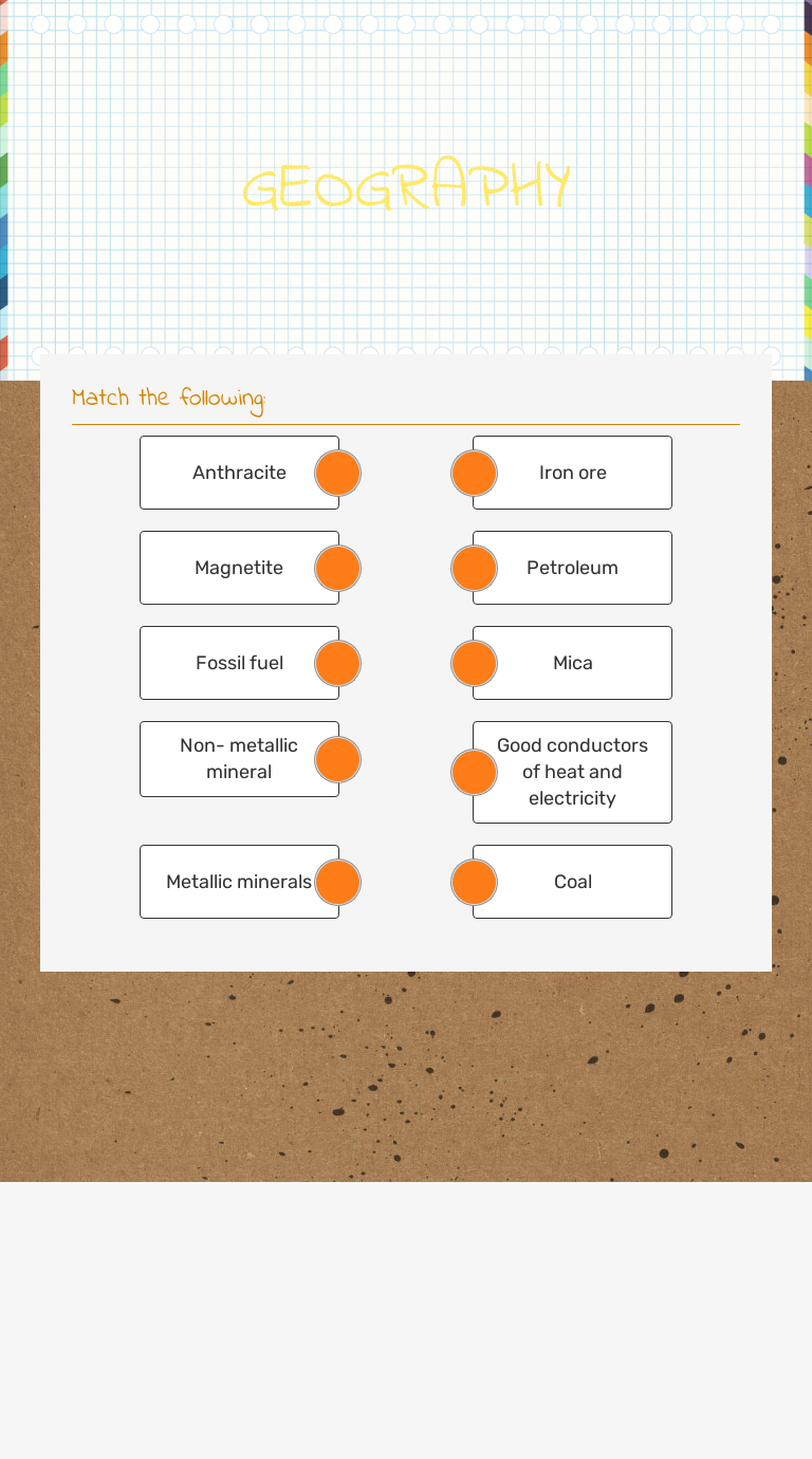 GEOGRAPHY worksheet preview image