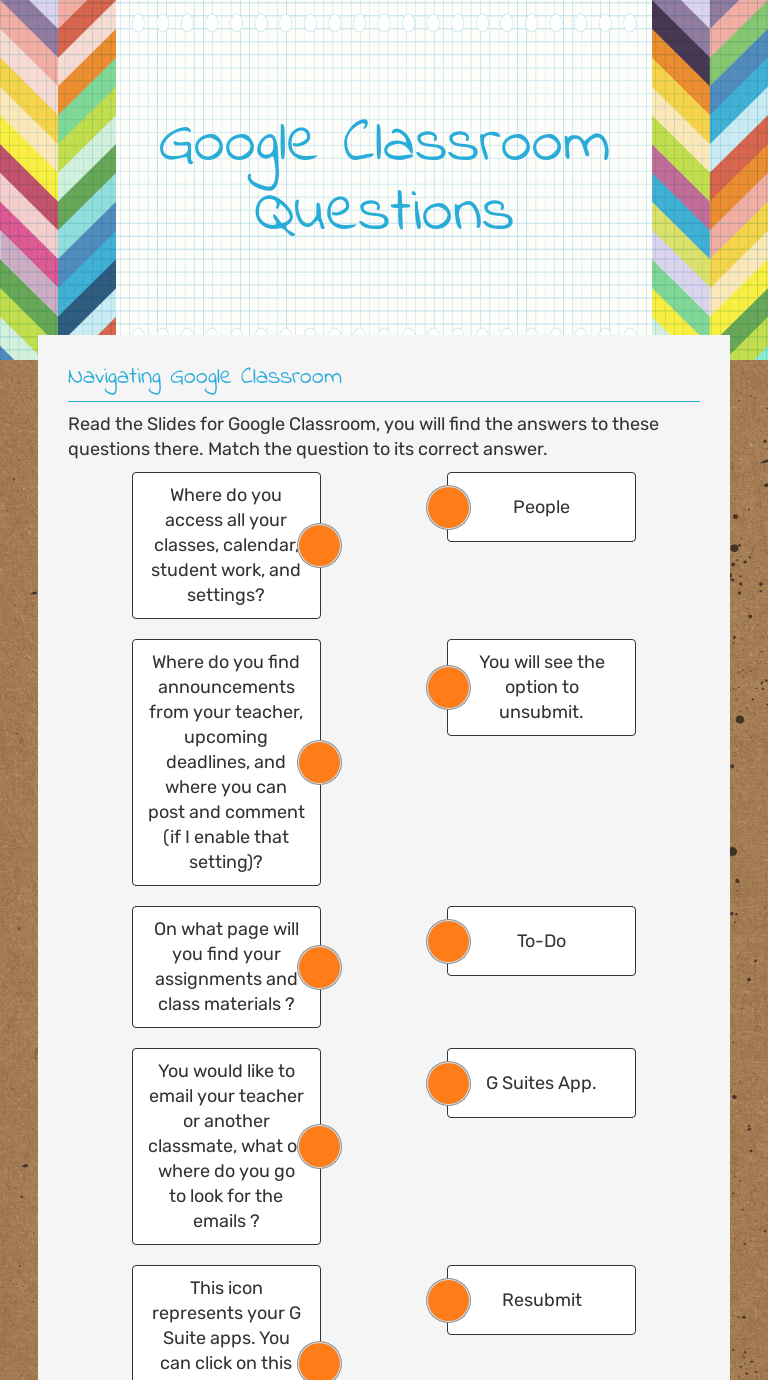 google classroom question assignment