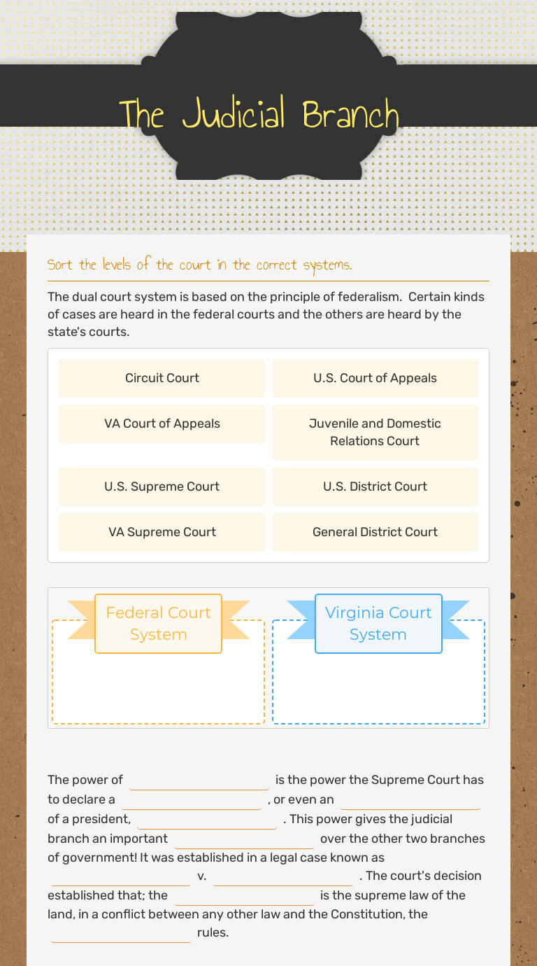 judicial branch assignments