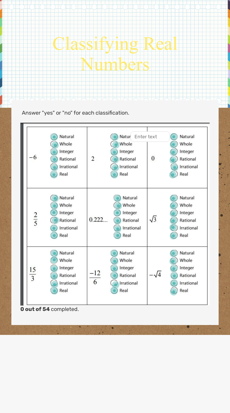 organizing the real numbers worksheet answers        <h3 class=