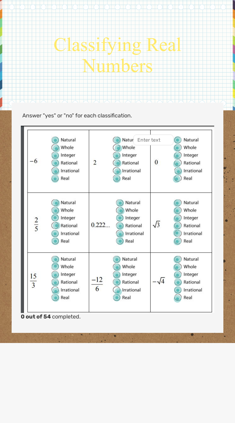 ordering-real-numbers-worksheet