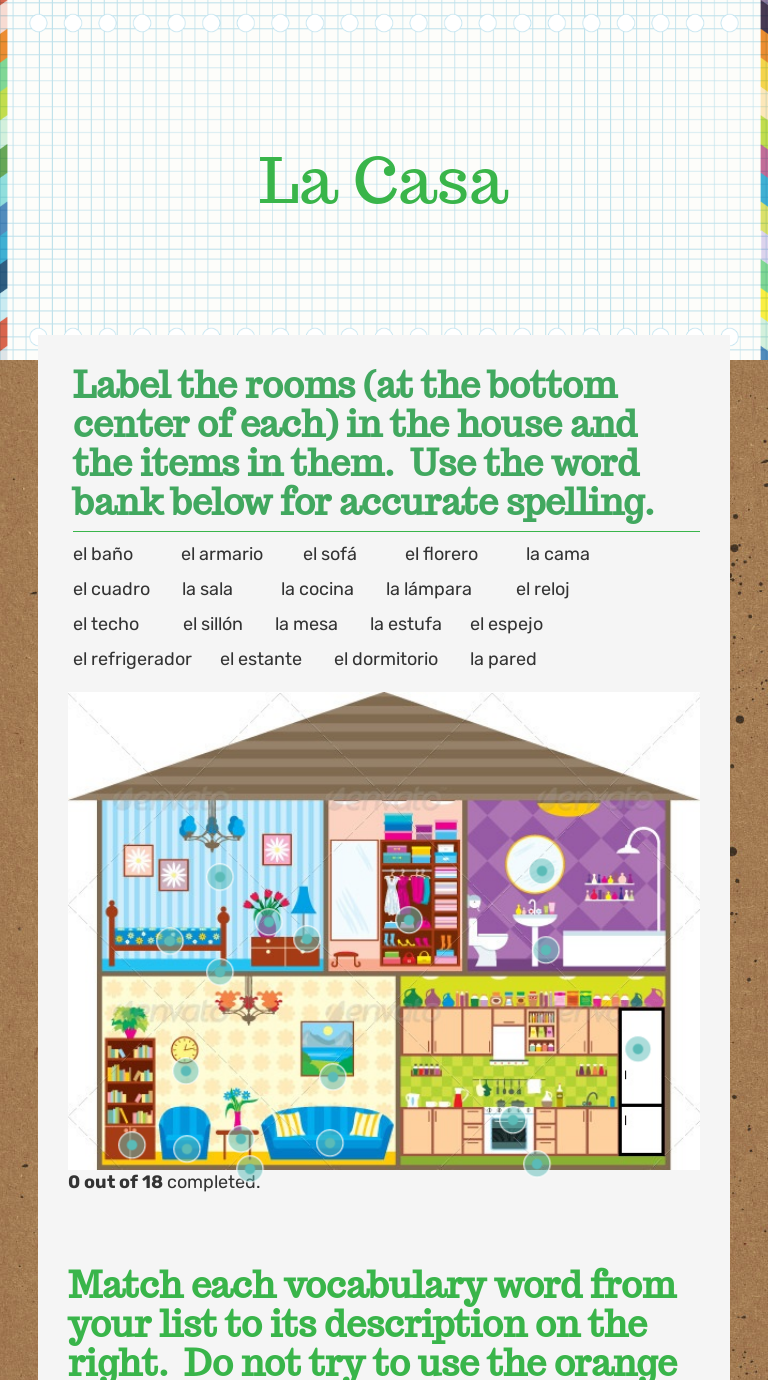 La Familia Y La Casa Worksheet Answers