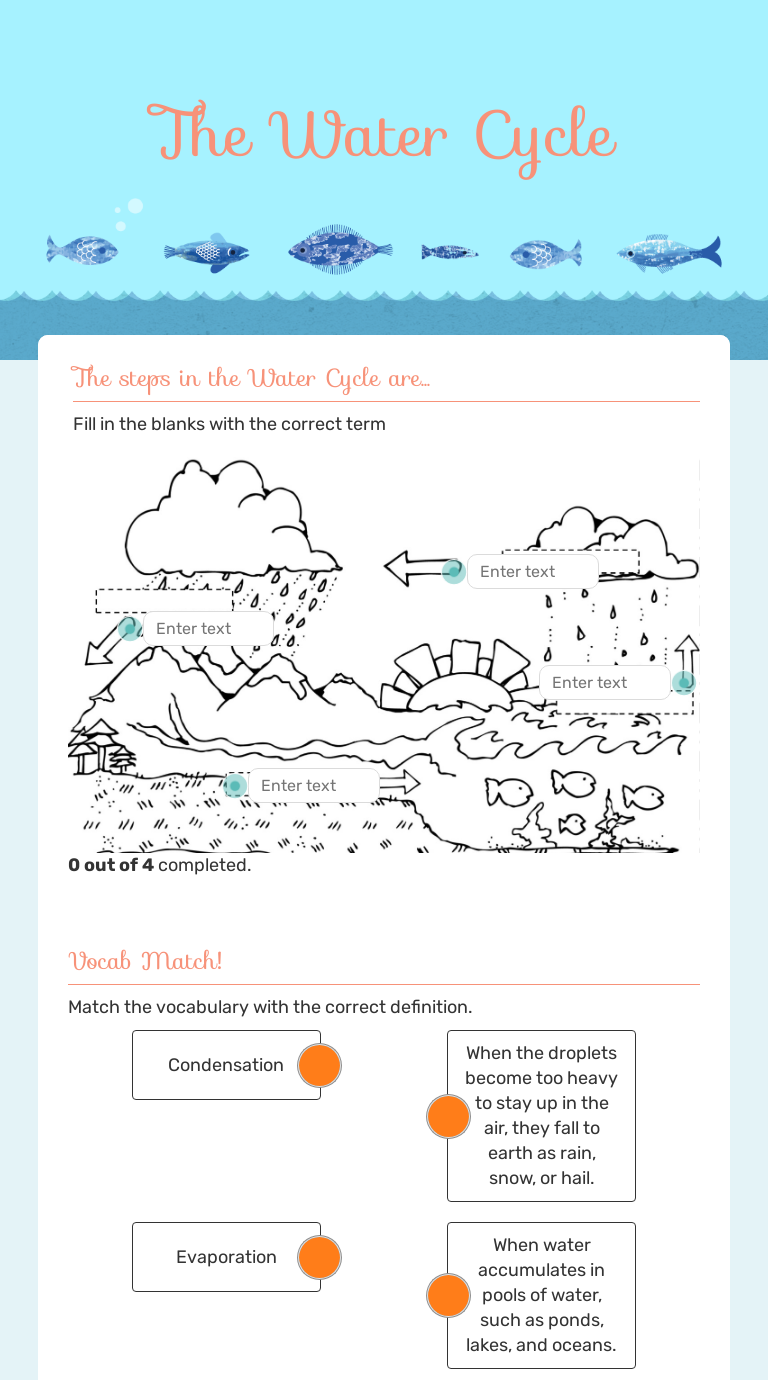 Fastest Water Cycle Review Worksheet Answer Key With Bill Nye Water Cycle Worksheet