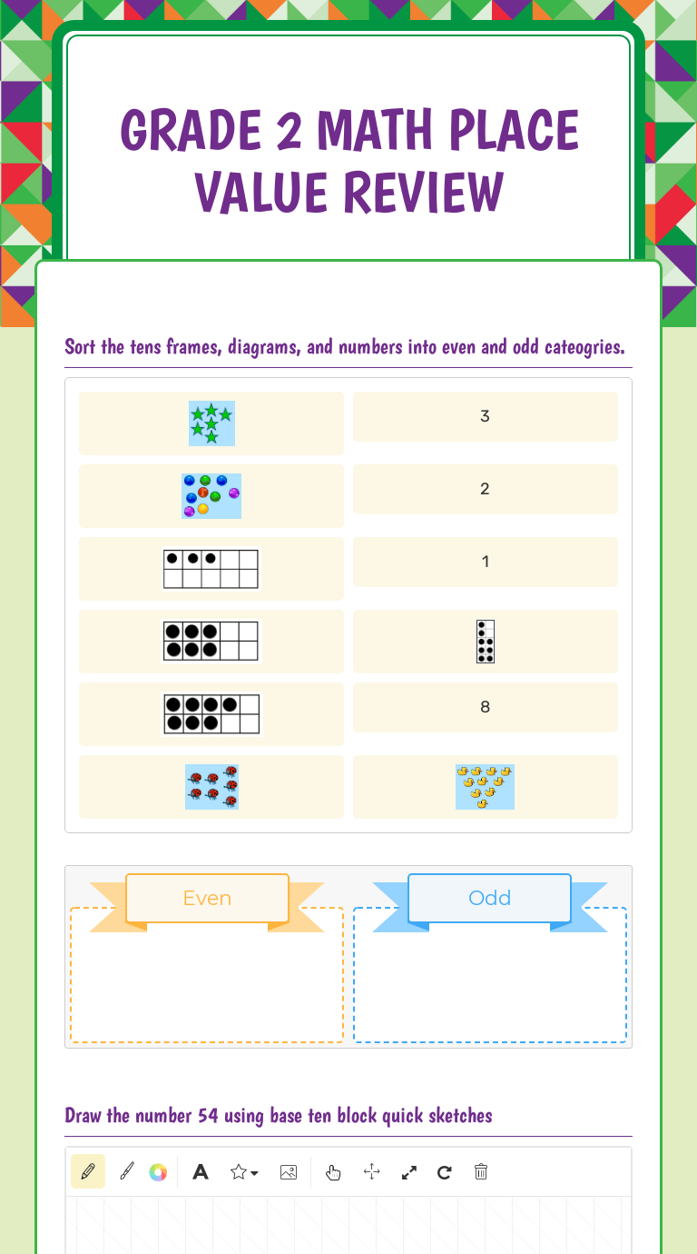 grade-2-math-place-value-review-interactive-worksheet-by-kaitlin-repp