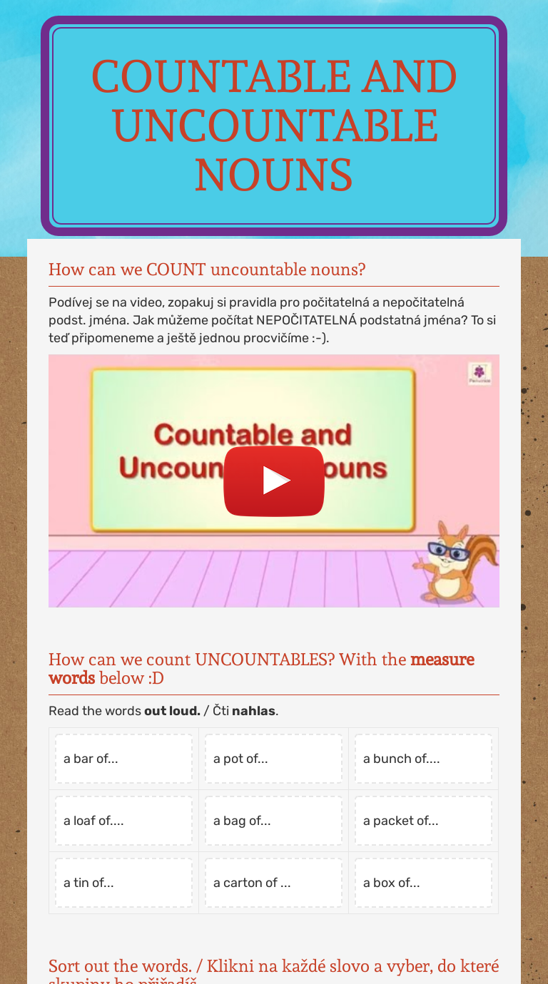 countable-and-uncountable-nouns-interactive-worksheet-by-jana