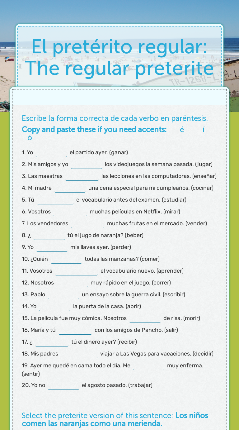 el-pret-rito-regular-the-regular-preterite-interactive-worksheet-by