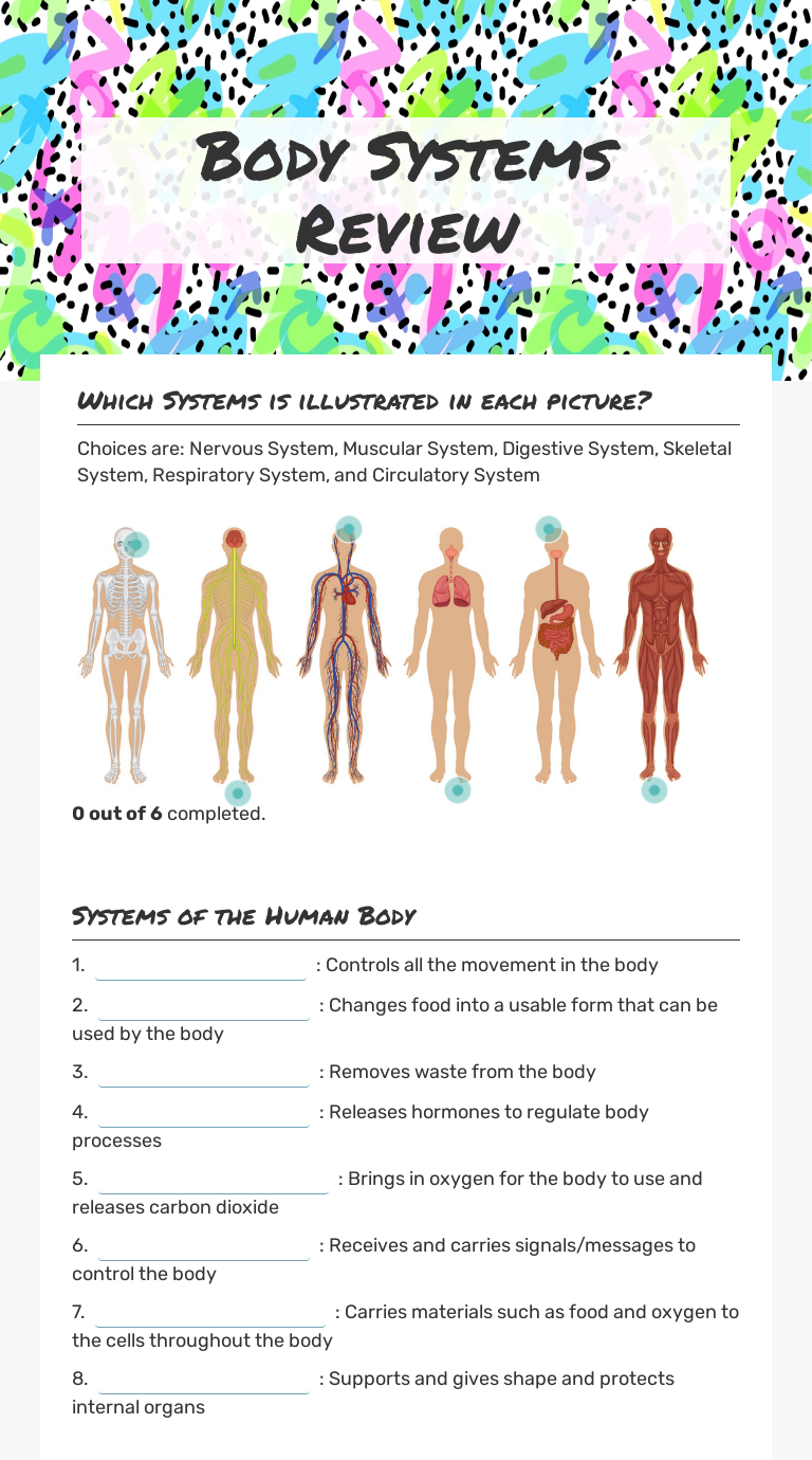 body-systems-review-interactive-worksheet-by-lisa-maldonado-wizer-me