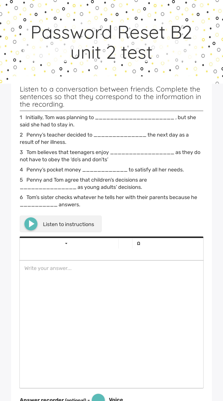 password-reset-b2-unit-2-test-interactive-worksheet-by-el-bieta