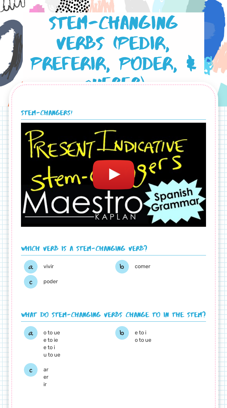 stem-changing-verbs-pedir-preferir-poder-querer-interactive-worksheet-by-laura-desantis