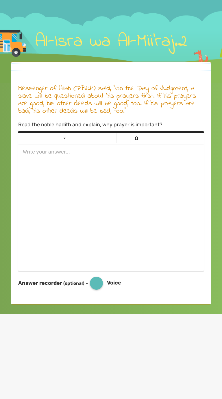 Al-Isra wa Al-Mii’raj.2 worksheet preview image