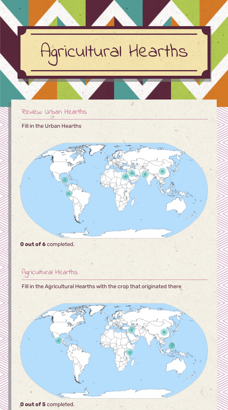Agricultural Hearths worksheet preview image