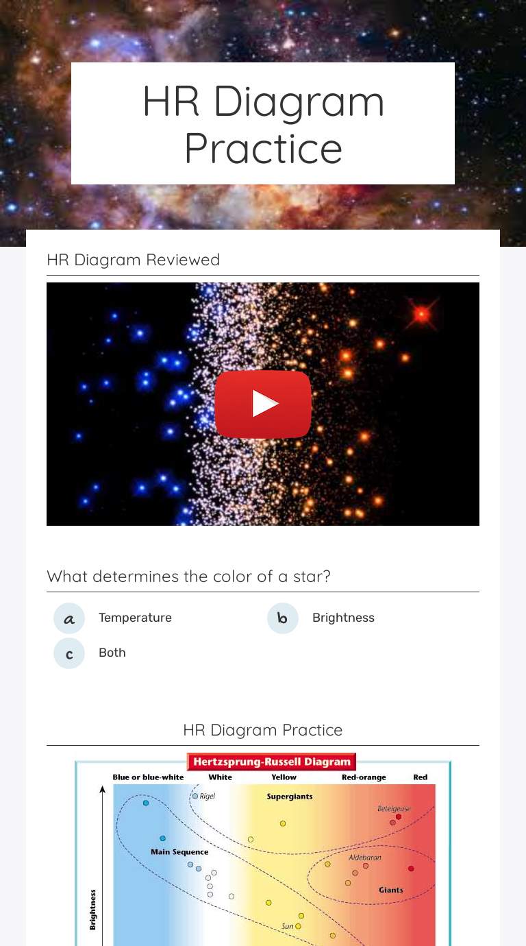 hr diagram homework