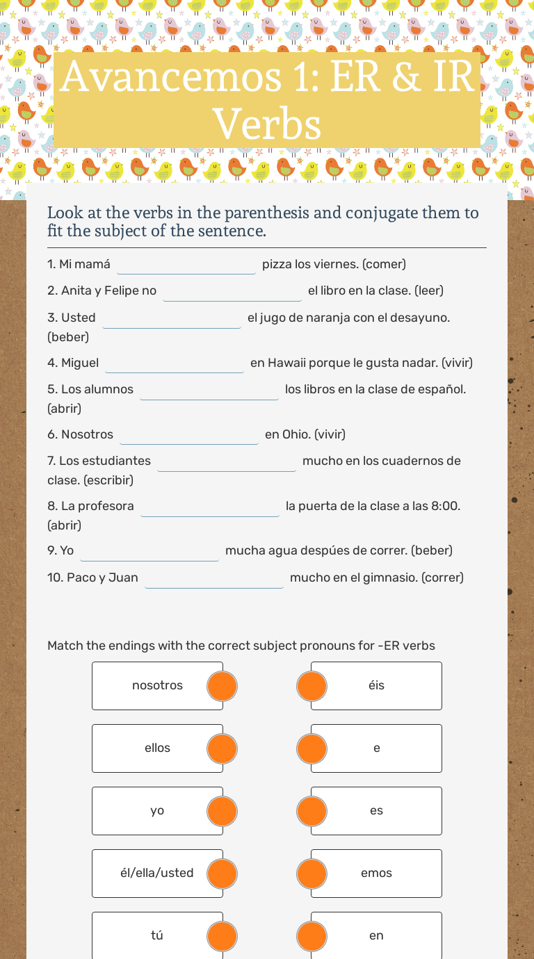 avancemos-1-er-ir-verbs-interactive-worksheet-by-sarah-matos